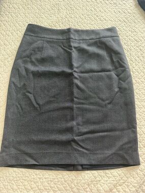 Theory Gray Pencil Skirt Size 6 Career Office Lined Classic